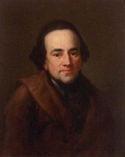 Anton Graff Portrait of Moses Mendelssohn Germany oil painting art